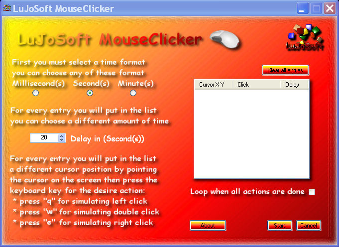 Windows 10 LuJoSoft MouseClicker full