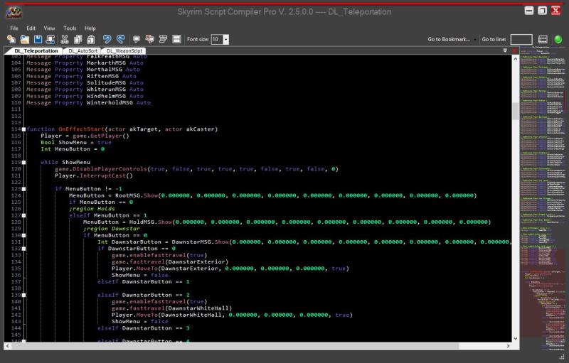 Skyrim Script Editor Pro