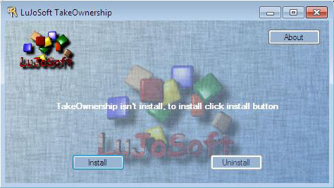 Windows 7 LuJoSoftTakeOwnership 1.0.0 full